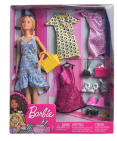 Barbie doll and fashions accessories 